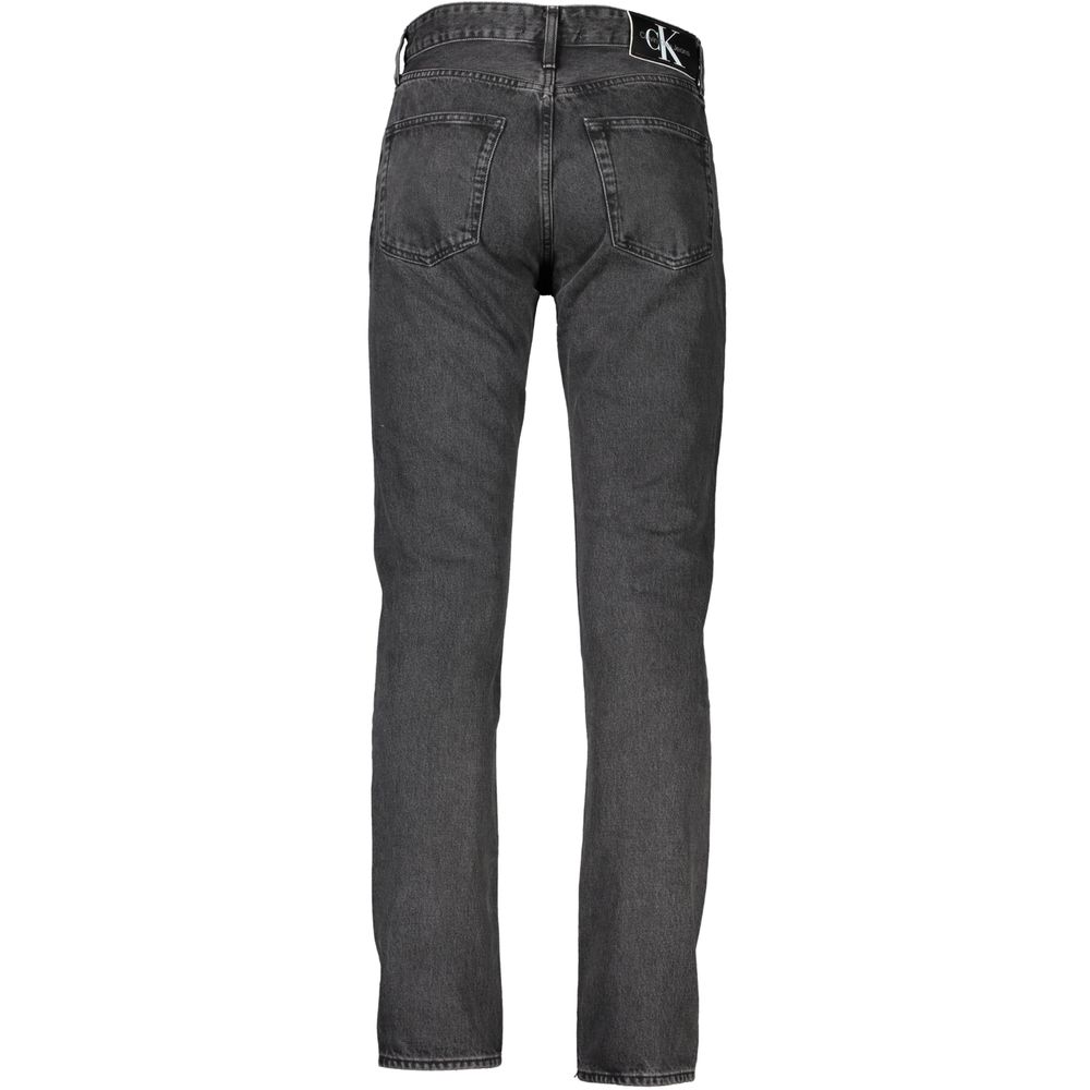Gray Cotton Men Jeans