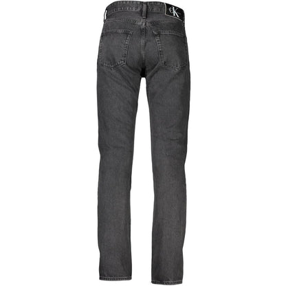 Gray Cotton Men Jeans
