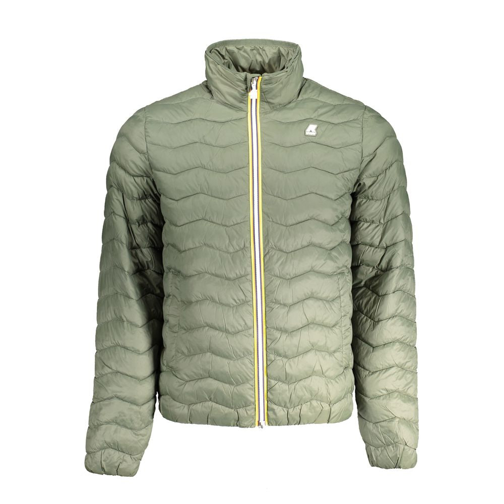 Green Polyamide Men Jacket