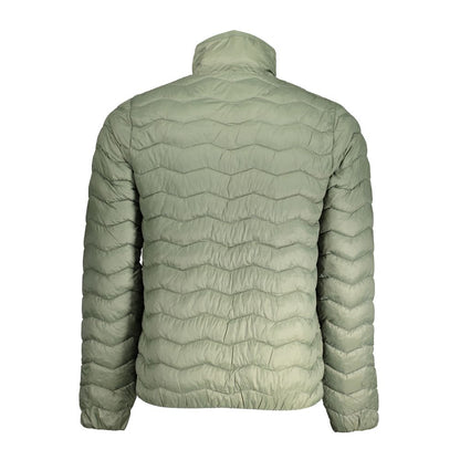 Green Polyamide Men Jacket