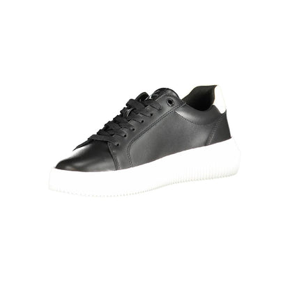 White Polyester Men Sneaker