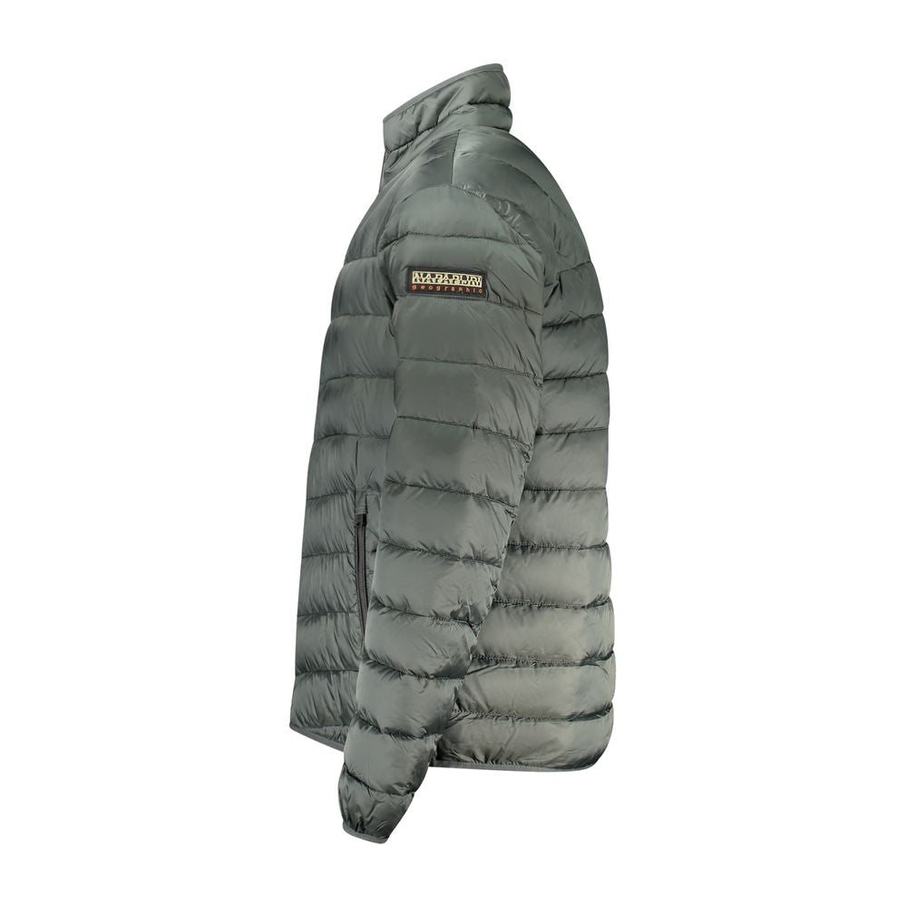 Green Polyamide Men Jacket