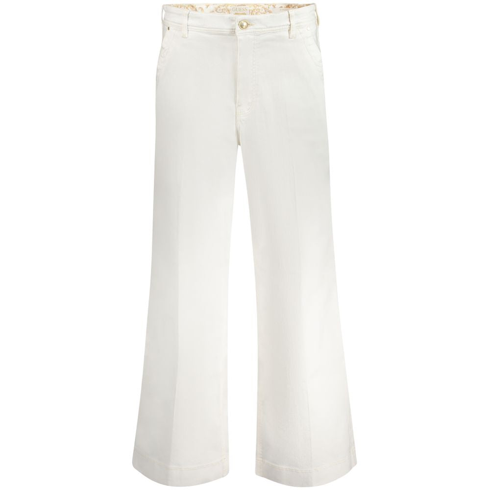 White Cotton Women Short