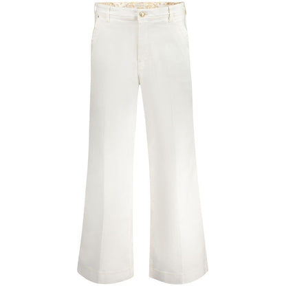 White Cotton Women Short