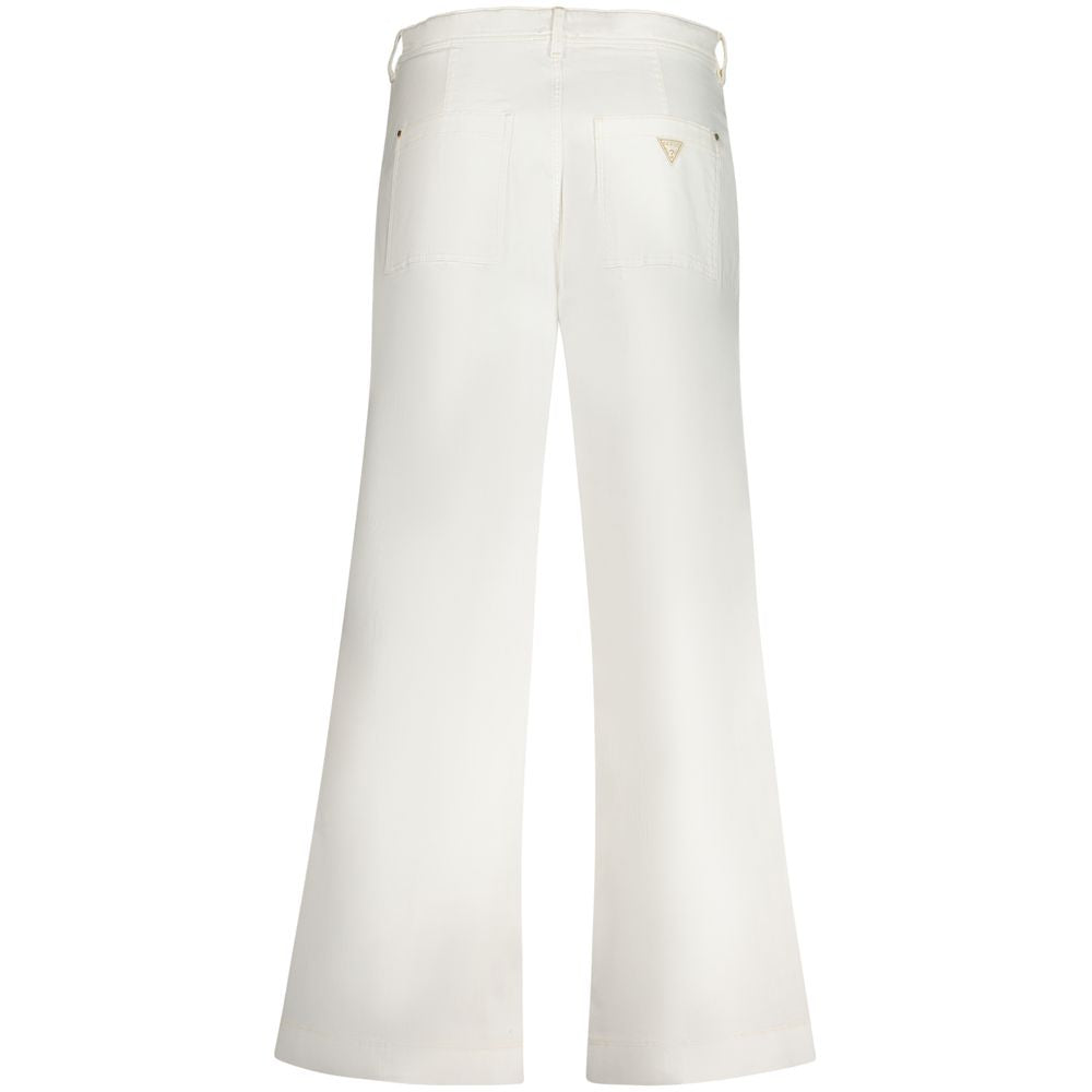 White Cotton Women Short