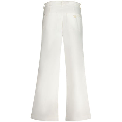 White Cotton Women Short