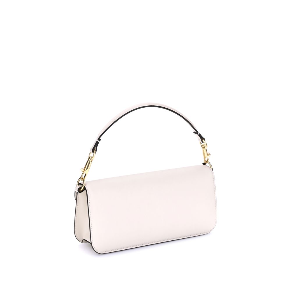 White Calf Leather Bos Taurus Shoulder Bag