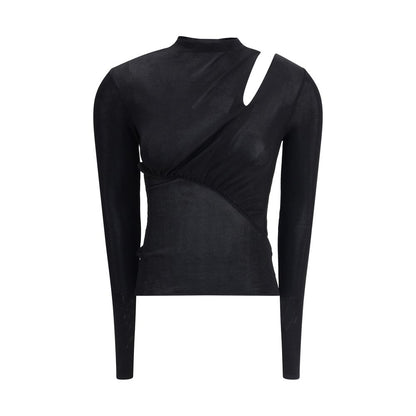 Black Viscose Top