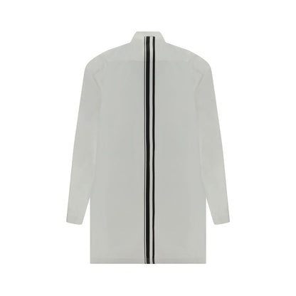 White Cotton Pattern Shirt