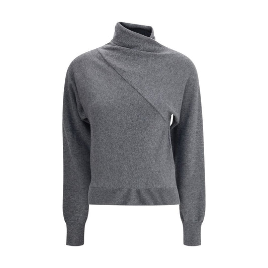 Gray Cashmere Turtleneck