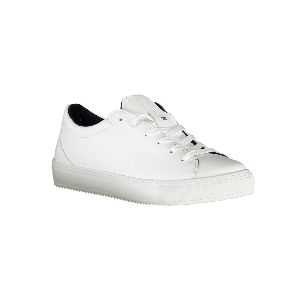 White Synthetic Sneaker