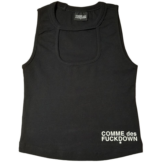 Black Cotton Tops & T-Shirt
