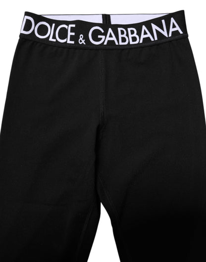 Black Silver Nylon Skinny Men Leggings Pants