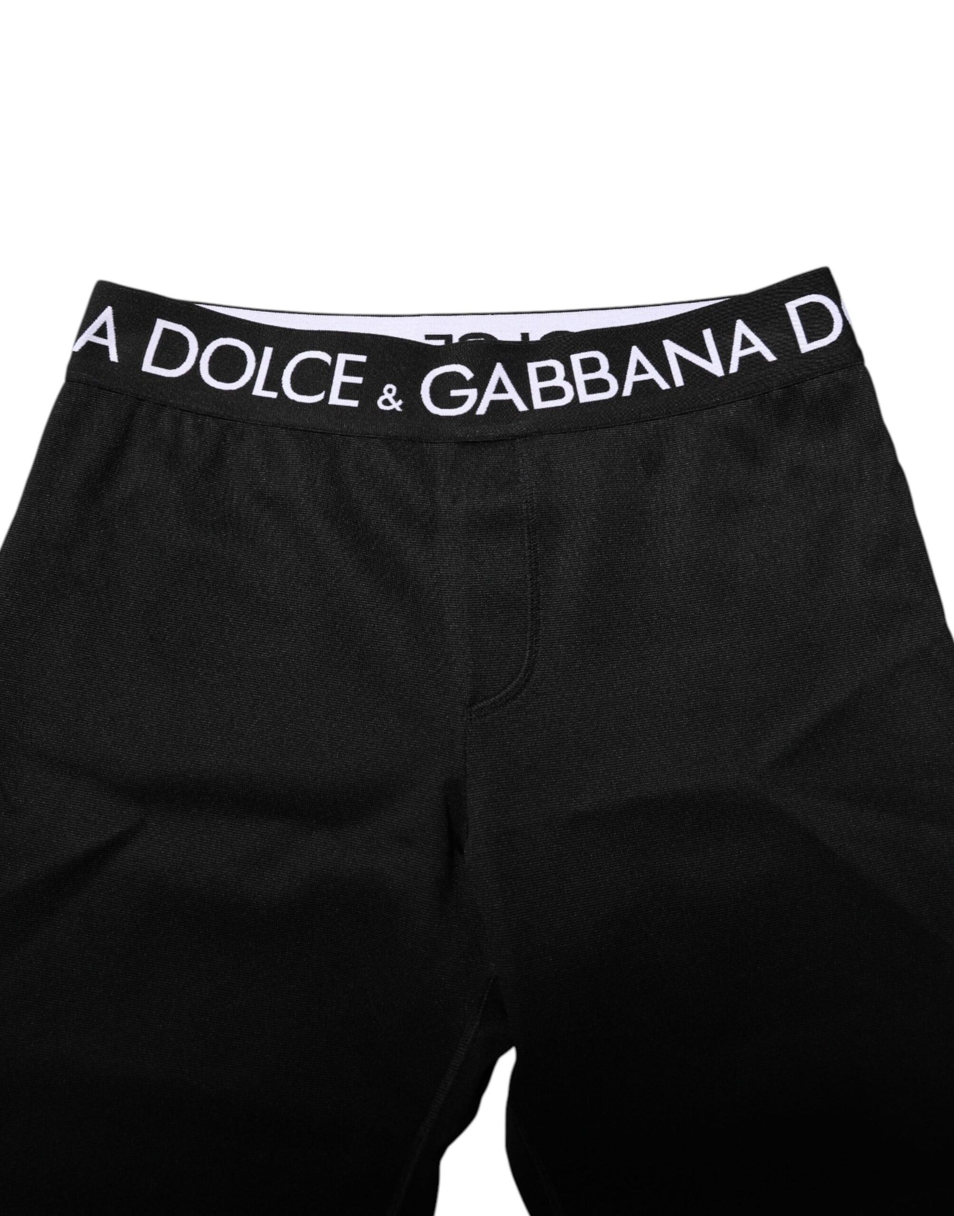 Black Nylon Skinny Men Jogger Pants