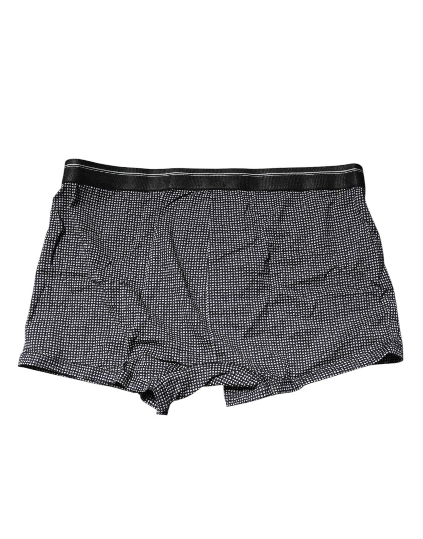 Gray Printed Cotton Boxer Short Underwear