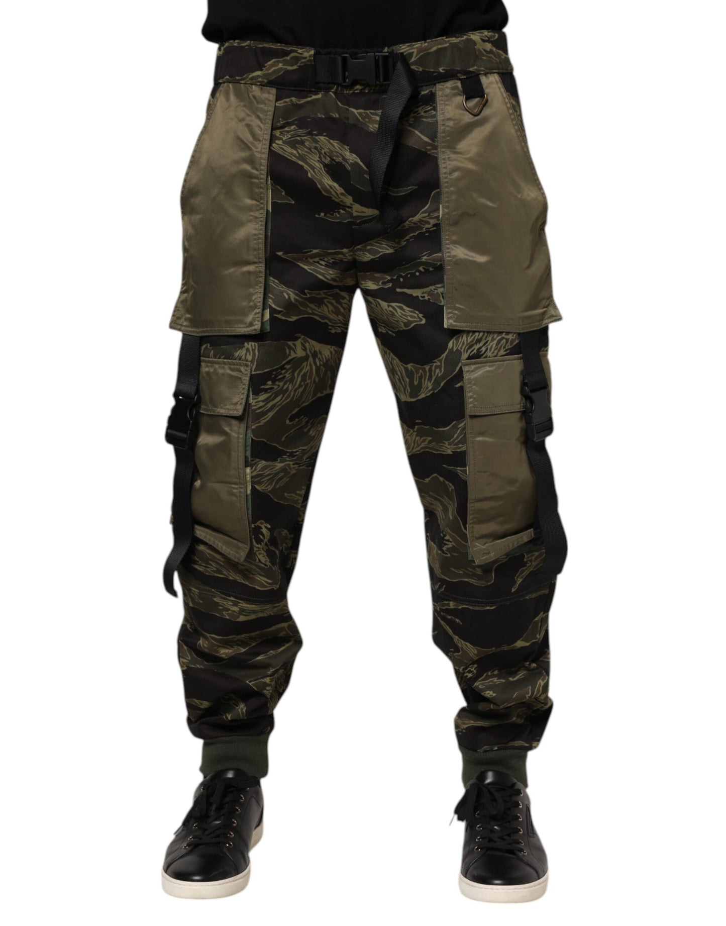 Multicolor Cargo Camouflage Pants