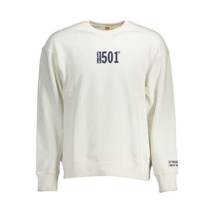 White Cotton Men Sweater