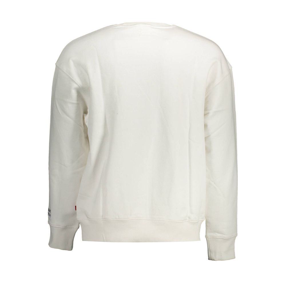 White Cotton Men Sweater