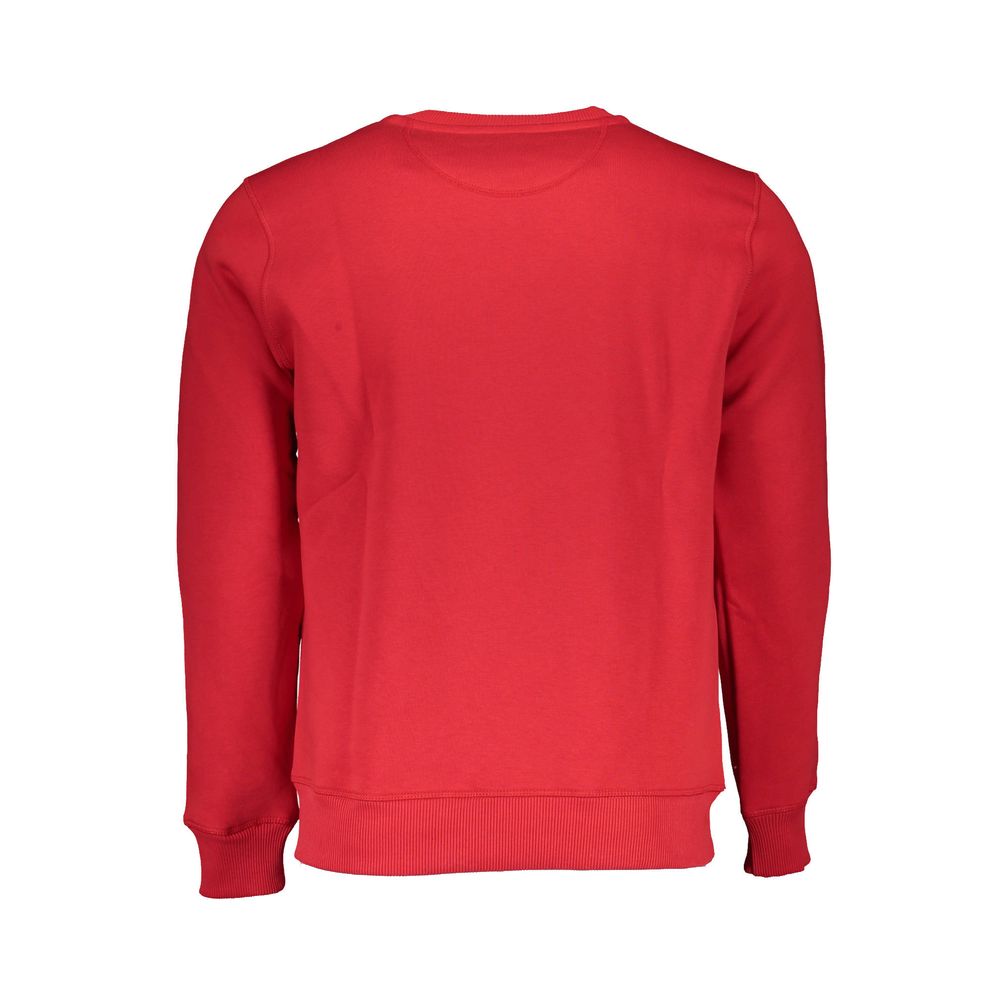 Red Cotton Men Sweater
