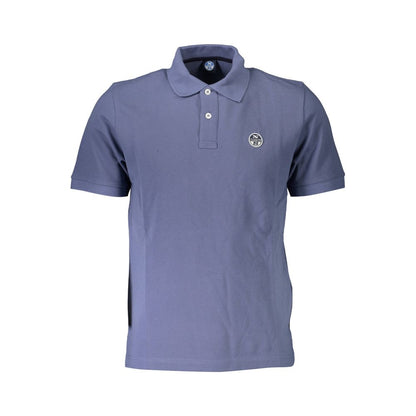 Blu Cotton Men T-Shirt