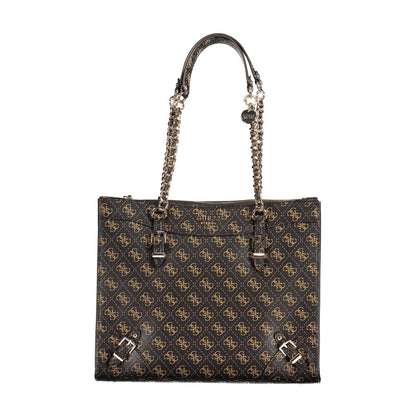 Brown Polyethylene Handbag