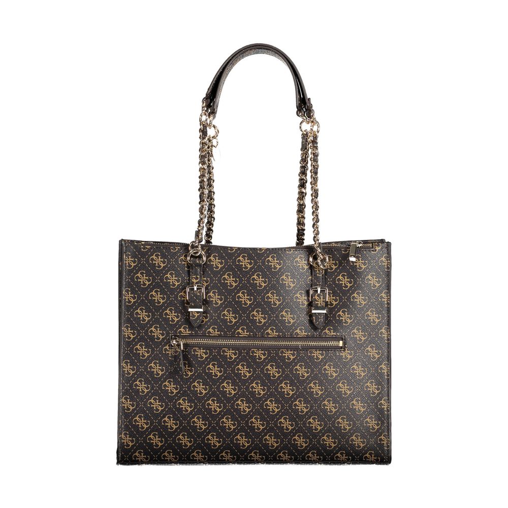 Brown Polyethylene Handbag