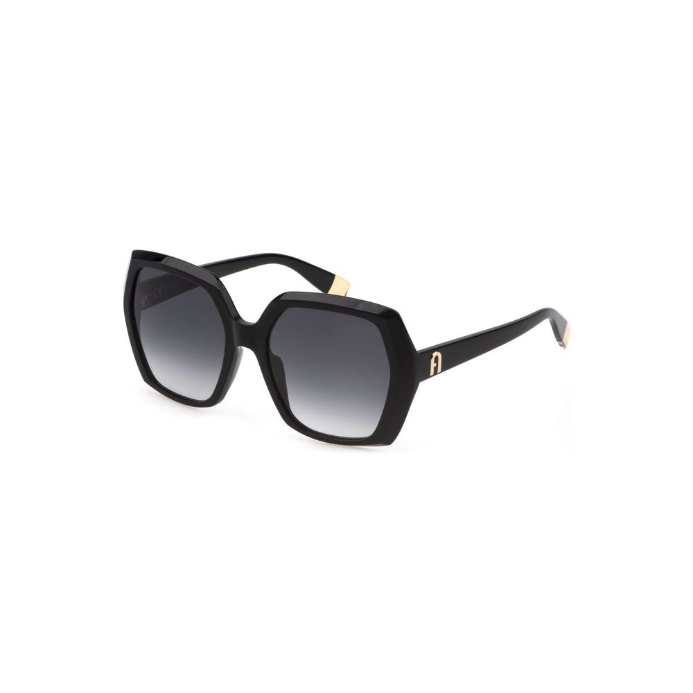 Black Acetate Women Sunglasses