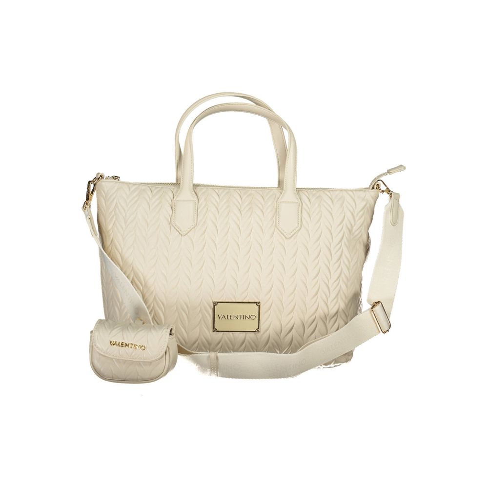 White Polyurethane Women's Bag