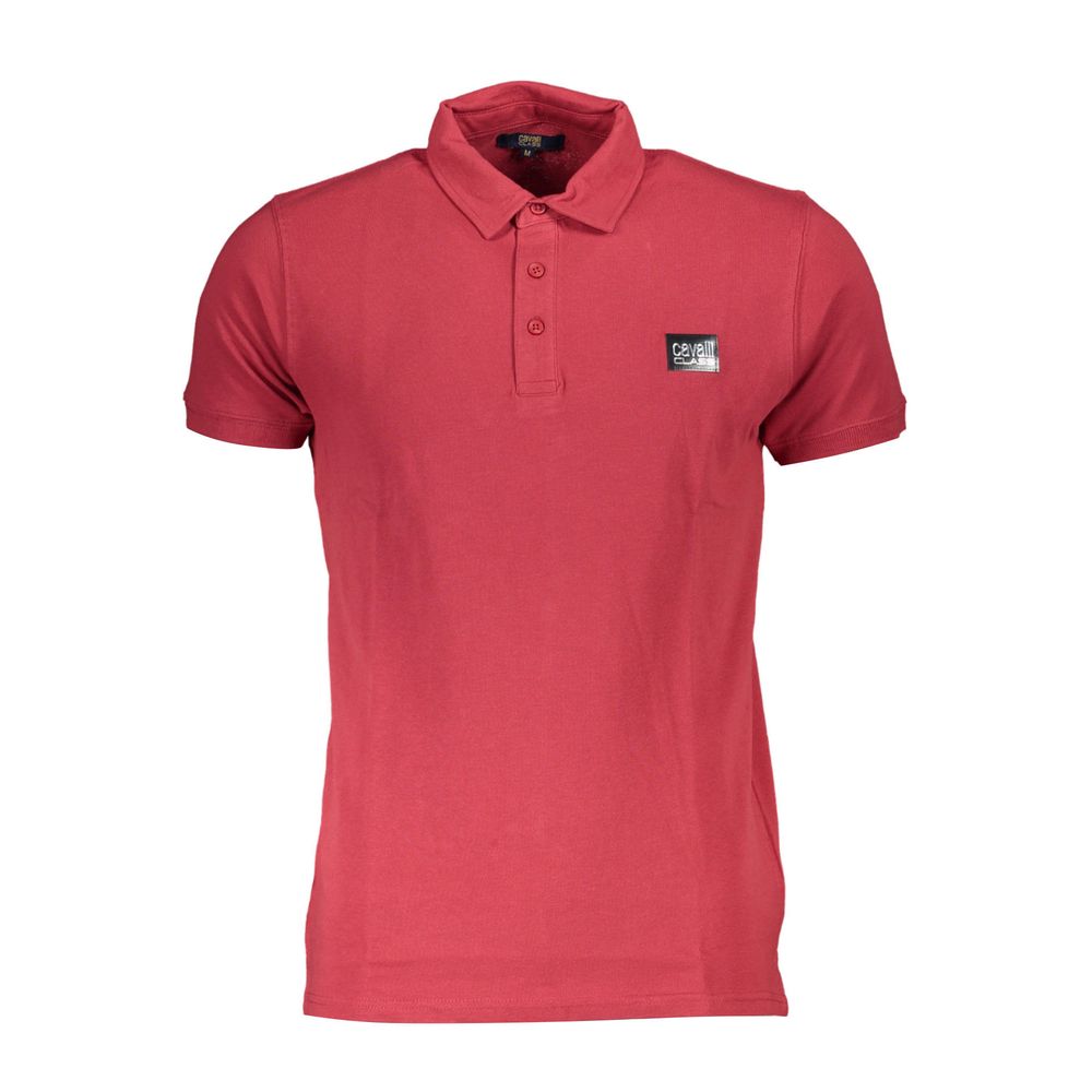 Red Cotton Polo Shirt