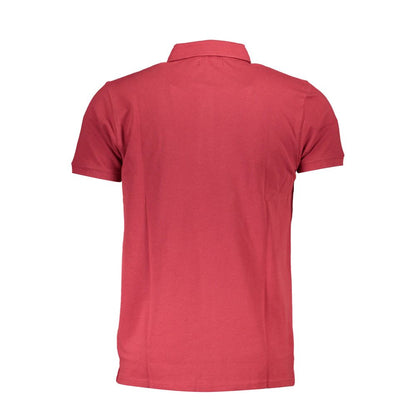 Red Cotton Polo Shirt