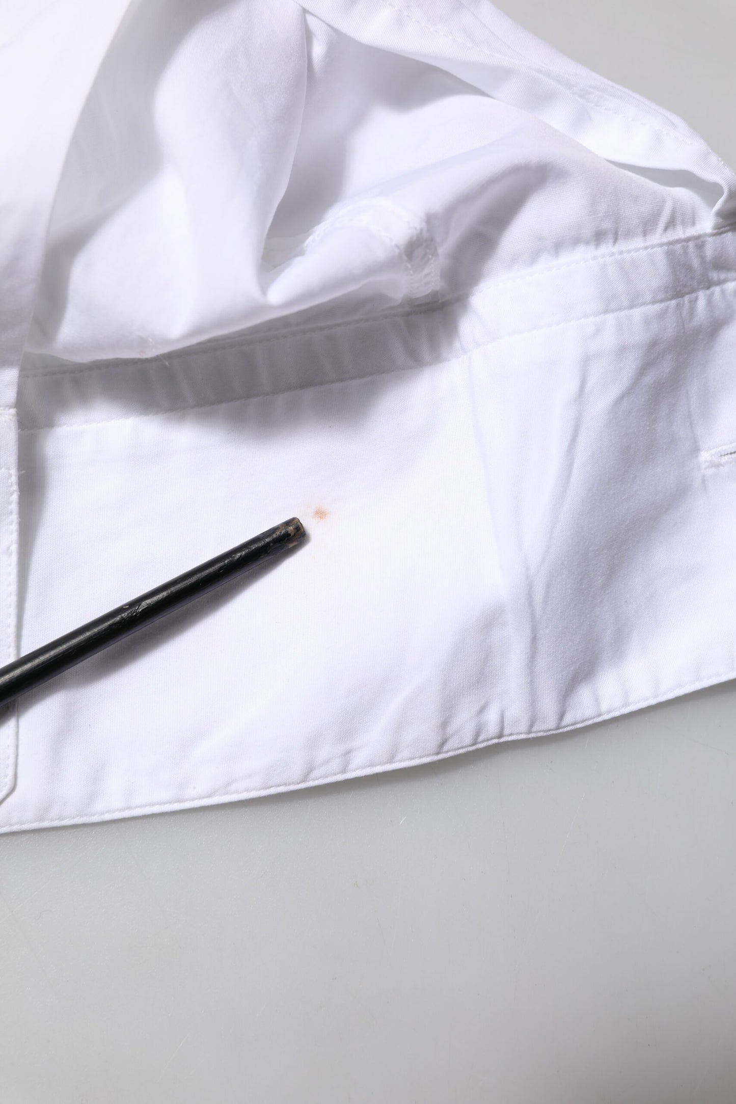 White Cotton Long Sleeves GOLD Formal Shirt