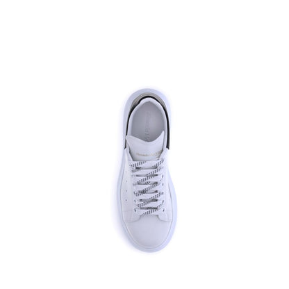 White Calf Leather Bos Taurus Platform Sneakers