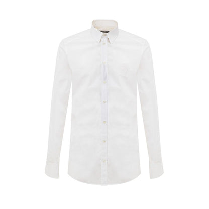 White Cotton Dress Shirt
