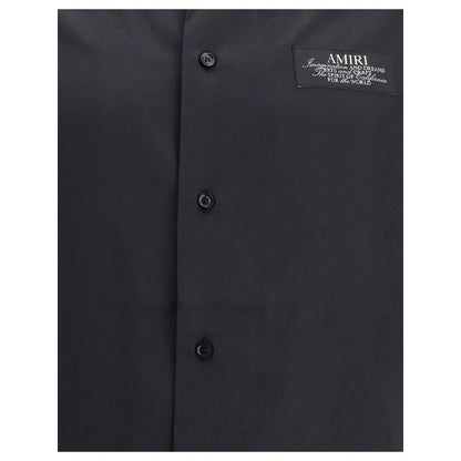 Black Modal Shortsleeve Shirt