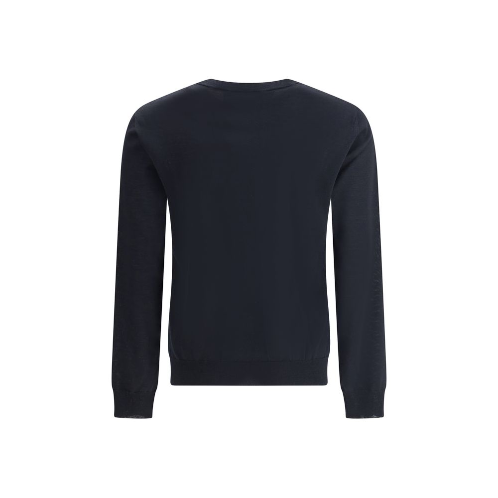 Black Fleece Wool Sweatshirt