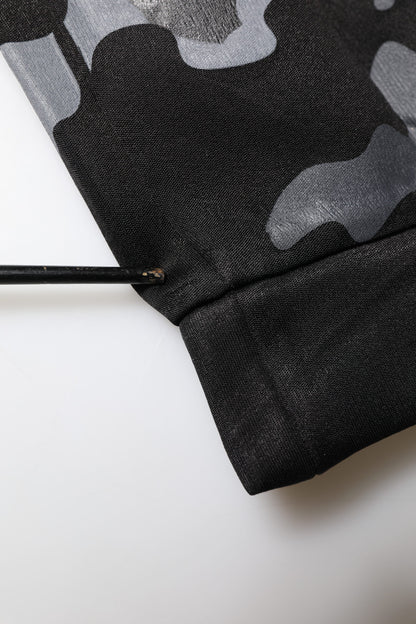 Black Camouflage Pullover Sweatshirt Sweater