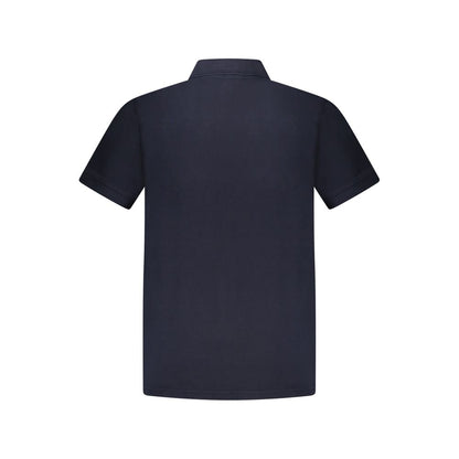 Blu Cotone Uomo Polo