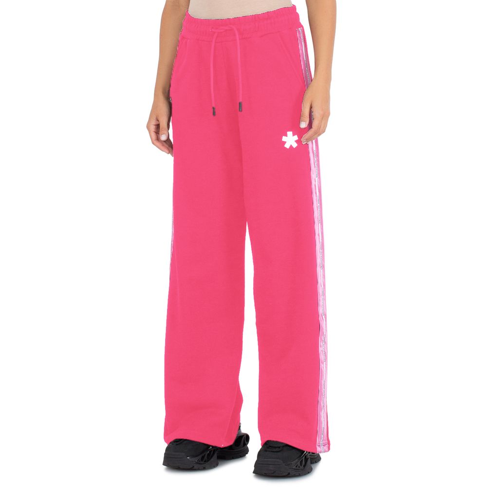 Pink Cotton Women Palazzo Pants