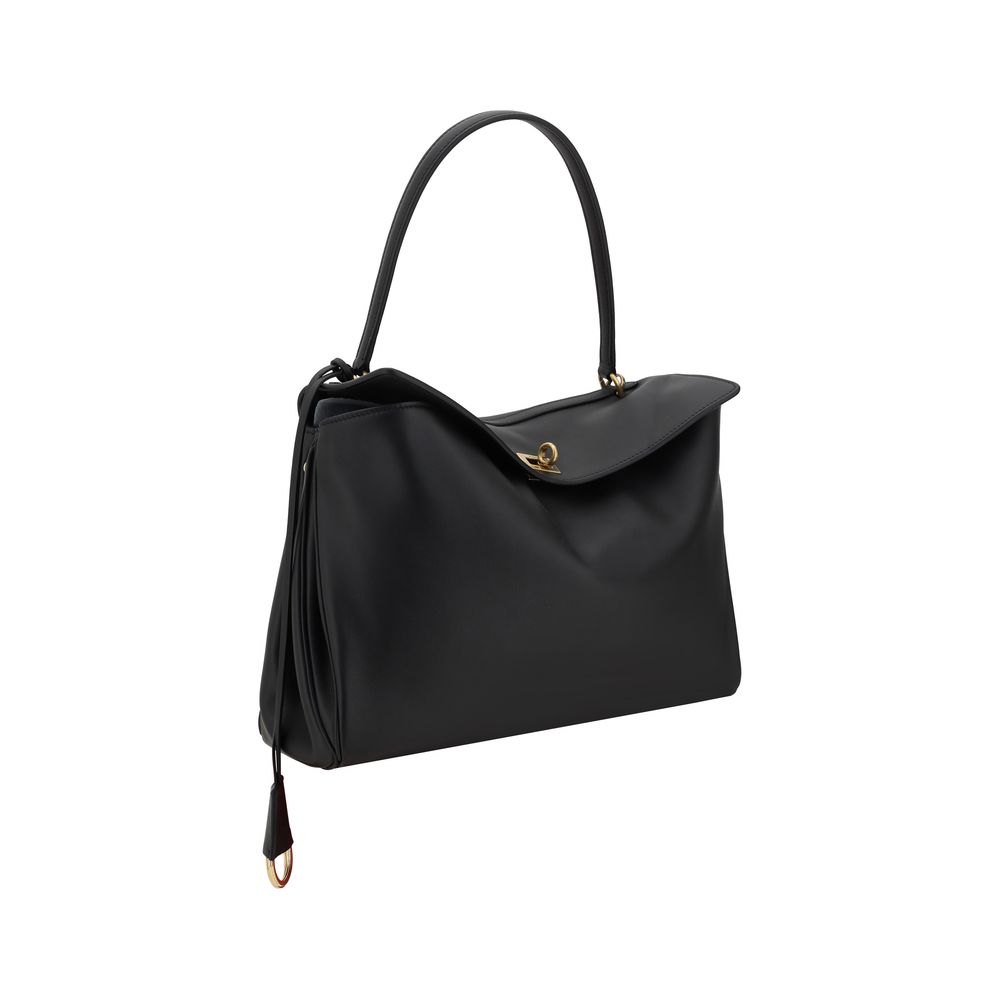 Black Calf Leather Bos Taurus Shoulder Bag