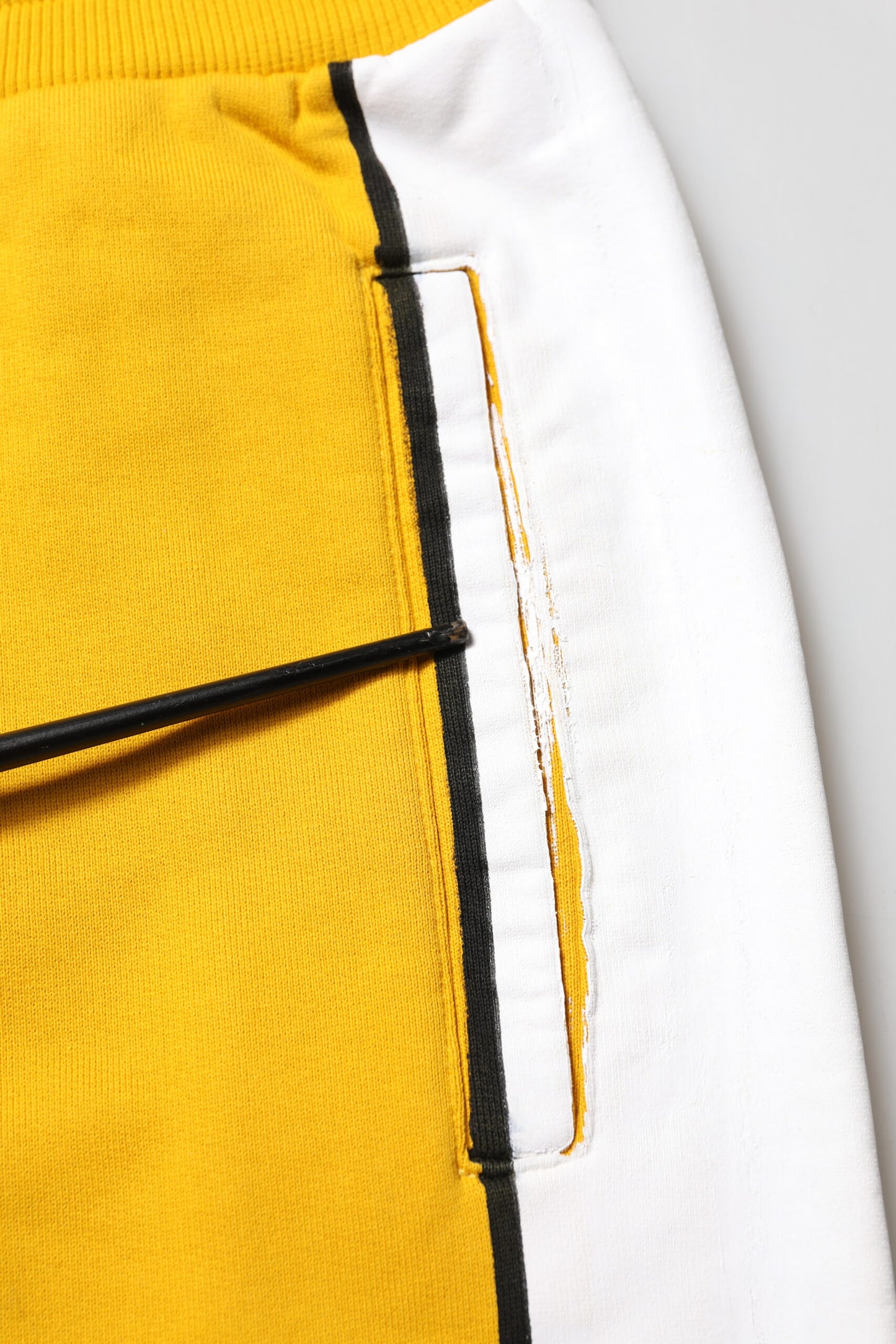 Yellow Cotton Logo Jogger Sweatpants Pants