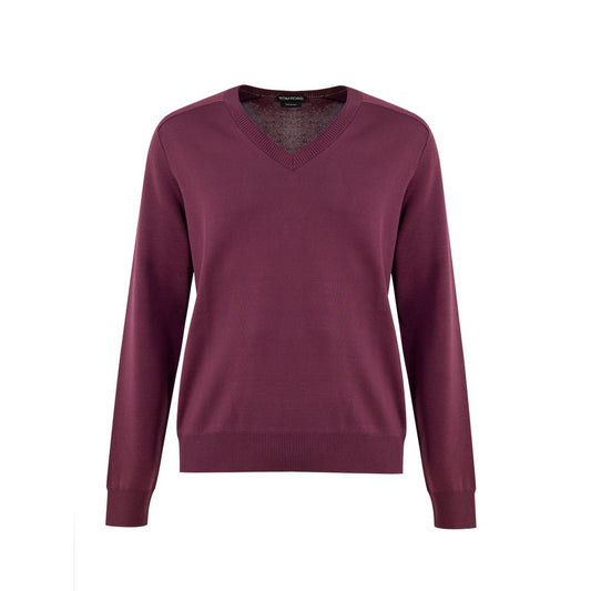 Purple Silk Sweatshirt