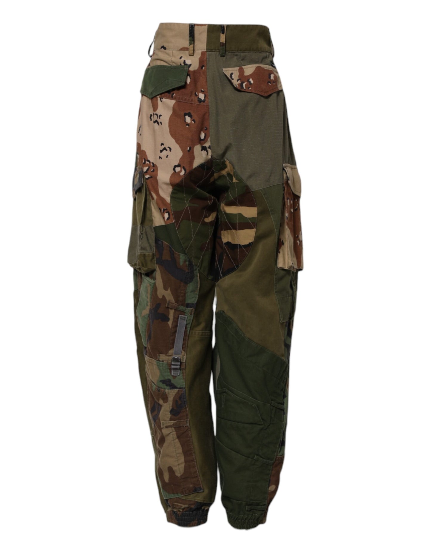 Multicolor Camouflage Cargo Pants