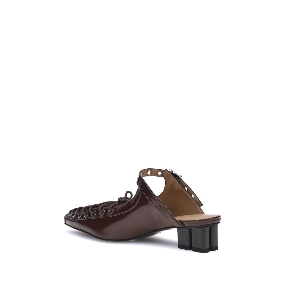 Brown Polyethylene Mules