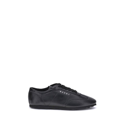 Black Calf Leather Bos Taurus Athletic Sneakers