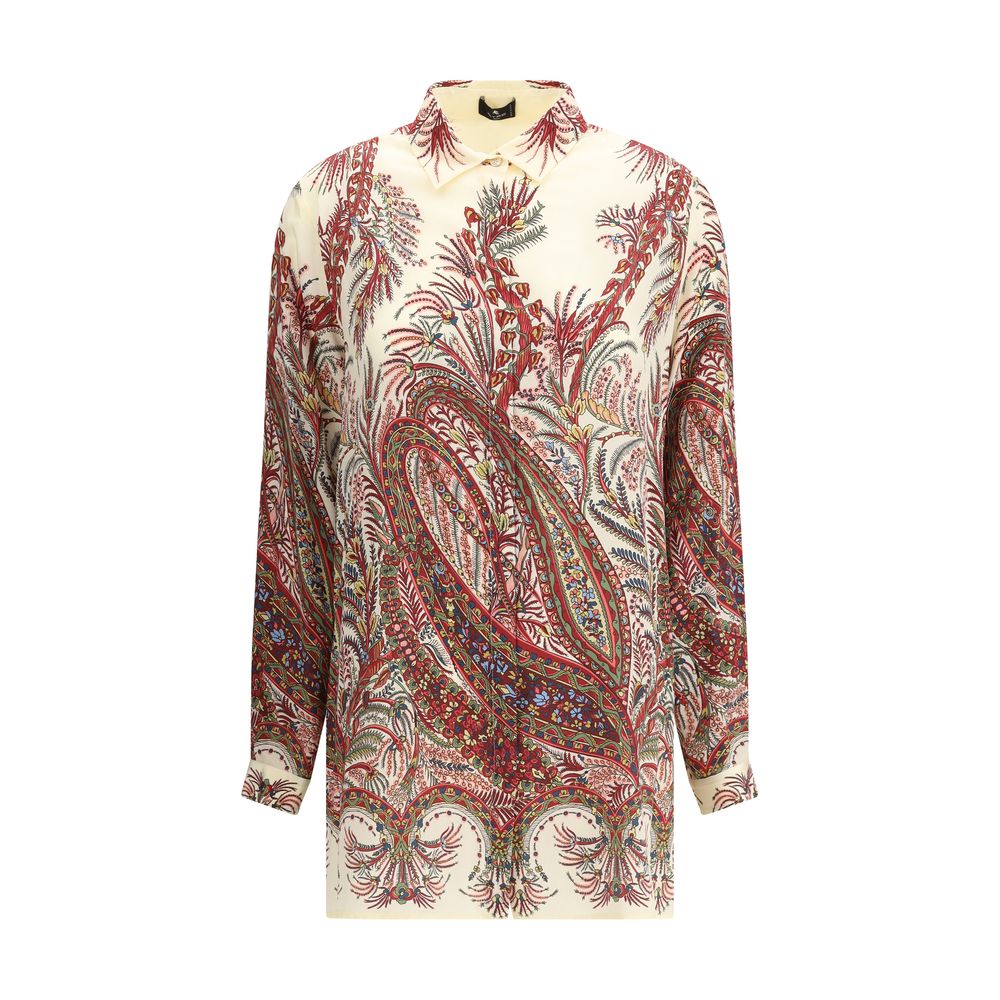 Multicolor Silk Pattern Shirt