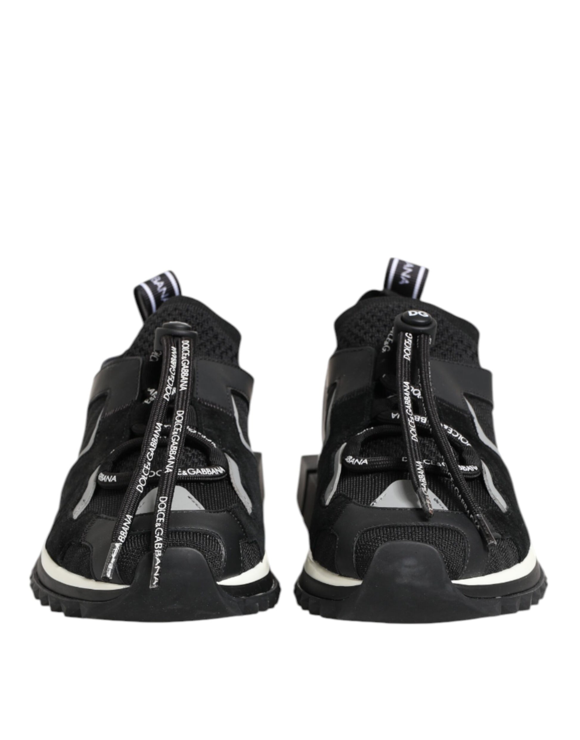 Black White Logo Sorrento Sneakers Shoes