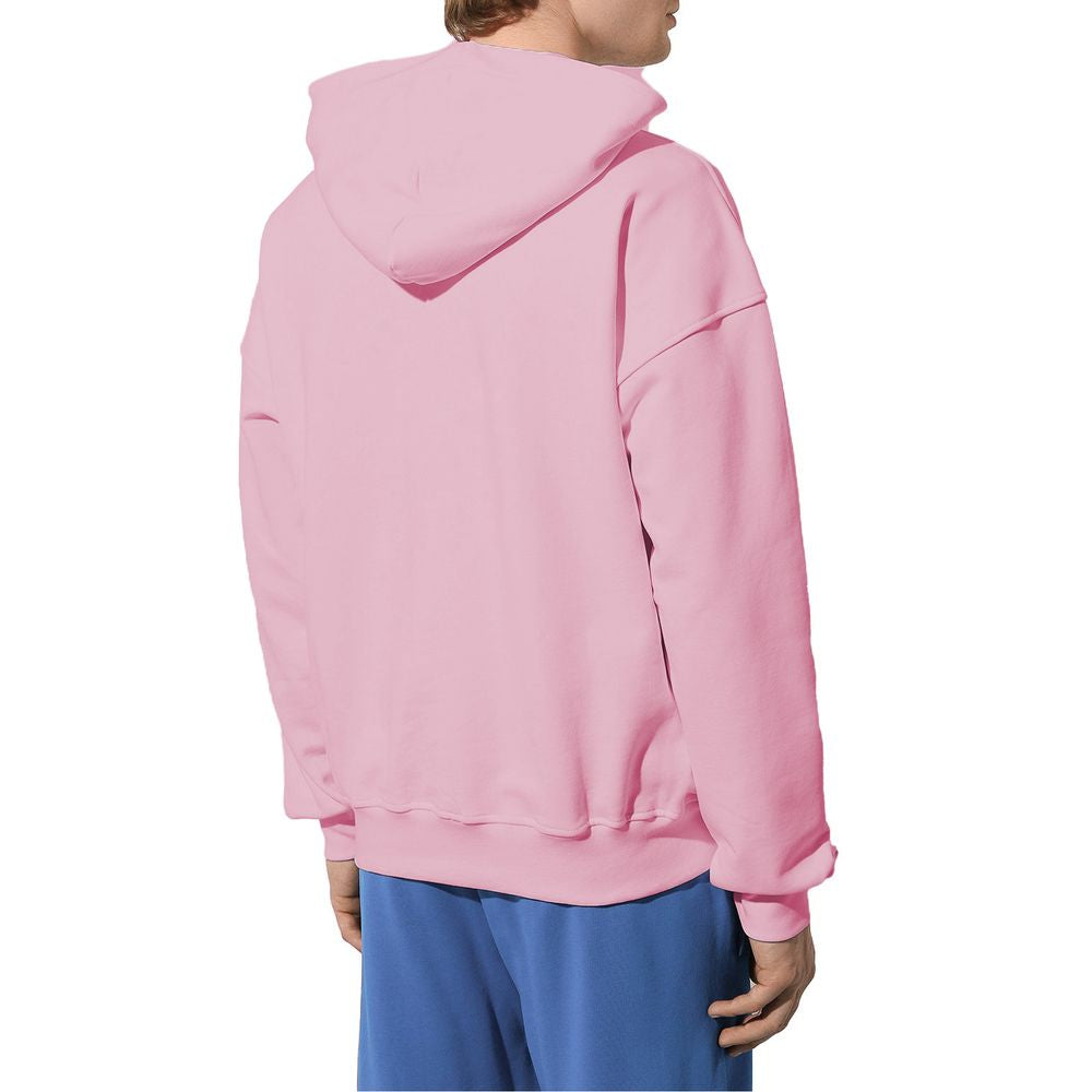 Pink Cotton Men Sweater