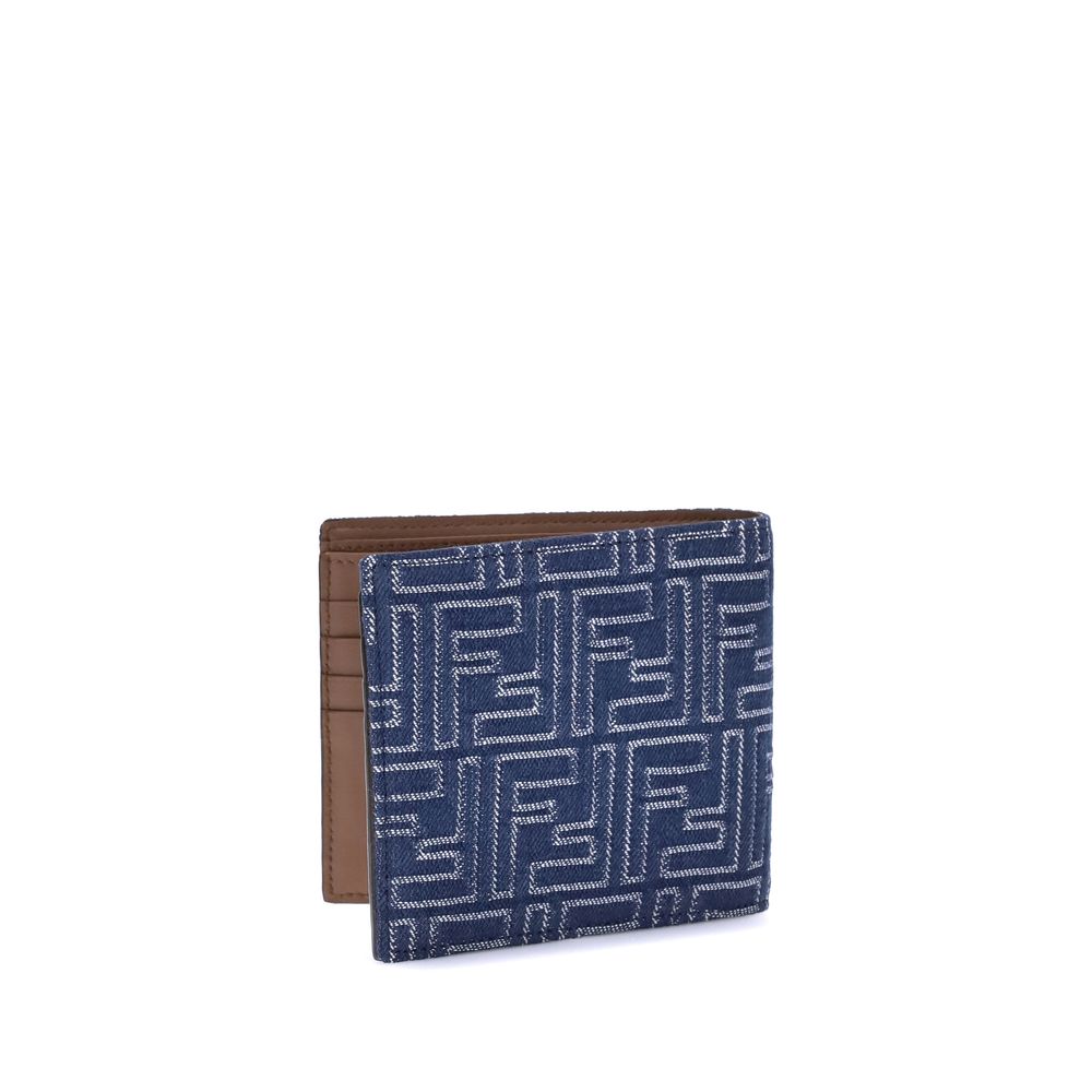 Blue Fabric Wallet