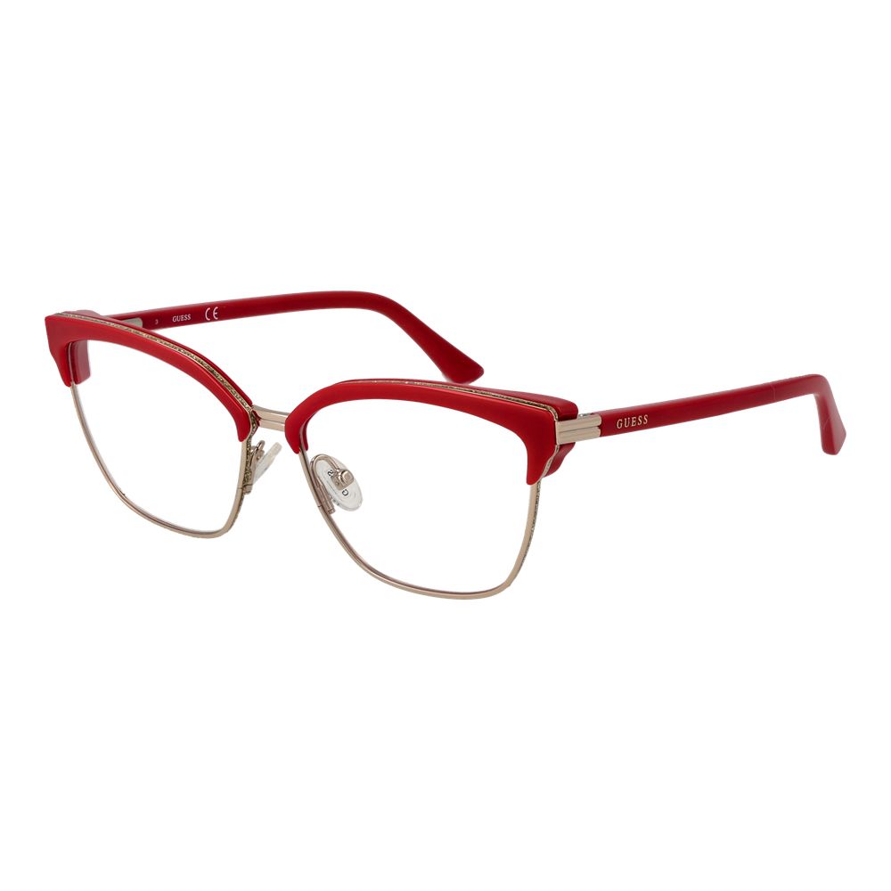 Red Stainless Steel Glasses (Frames)
