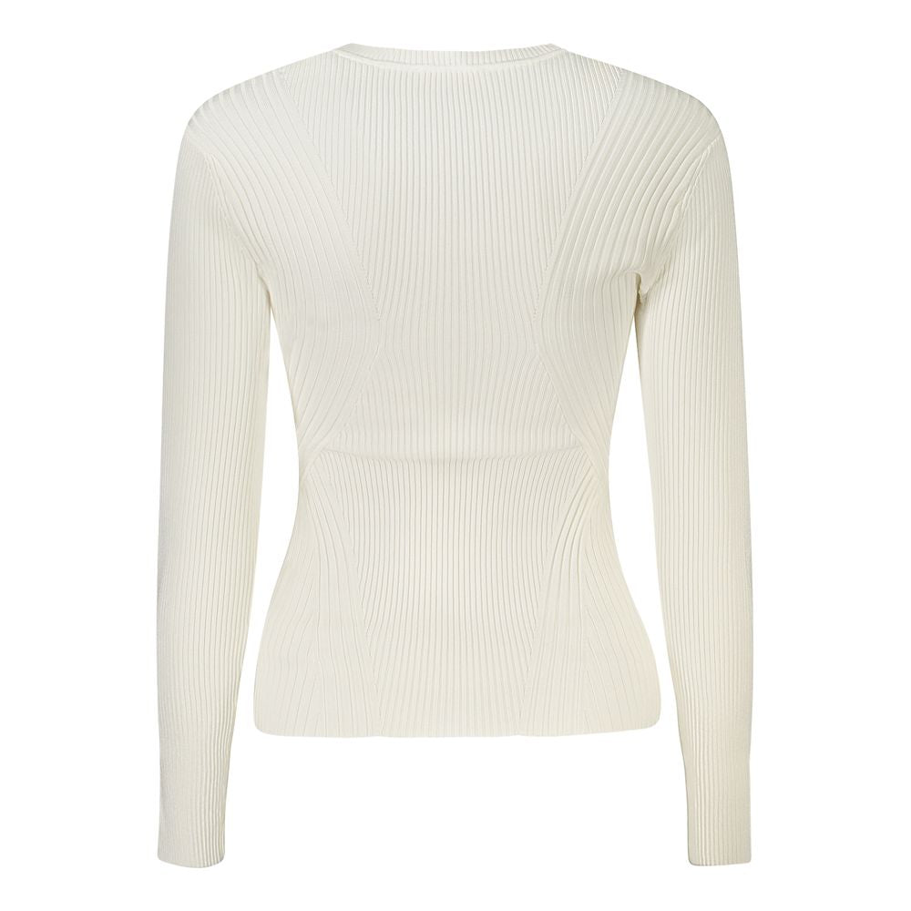 White Viscose Sweater